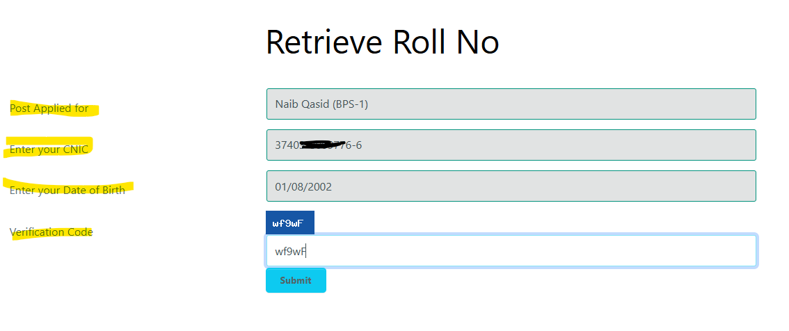 How to Retrieve Your Roll Number Online