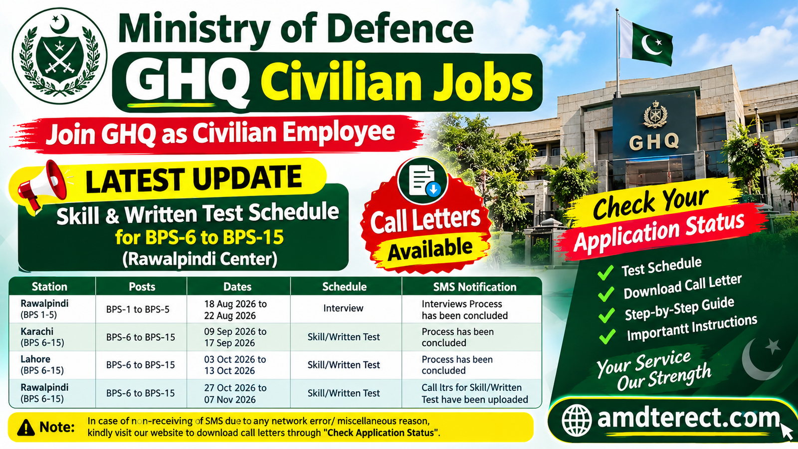 MOD GHQ Jobs